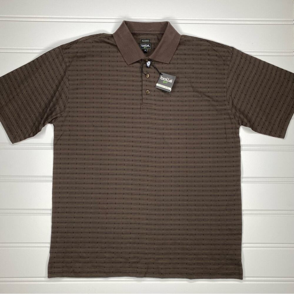 Bolle Golf Polo‎ Shirt Dry Comfort / Men’s Sz M / Brown